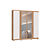 Roupeiro 04 Portas Jasper 100% MDF c/ Espelho - 3270M - Angelin/Branco - Moveis Castro - Imagem 3