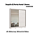 Roupeiro 02 Portas de Correr Pontal 100% MDF c/ Espelho G - 0920M - Branco - Moveis Castro - Imagem 3