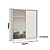 Roupeiro 02 Portas de Correr Pontal 100% MDF c/ Espelho G - 0920M - Branco - Moveis Castro - Imagem 8