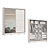 Roupeiro 02 Portas de Correr Pontal 100% MDF com Espelho - 0920M - Branco - Moveis Castro - Imagem 2