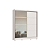 Roupeiro 02 Portas de Correr Pontal 100% MDF com Espelho - 0920M - Branco - Moveis Castro - Imagem 3