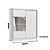 Roupeiro 02 Portas de Correr Pontal 100% MDF c/ Espelho P - 0920M - Branco - Moveis Castro - Imagem 8