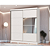 Roupeiro 02 Portas de Correr Pontal 100% MDF com Espelho - 0920M - Branco - Moveis Castro - Imagem 1