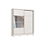 Roupeiro 02 Portas de Correr Pontal 100% MDF com Espelho - 0920M - Branco - Moveis Castro - Imagem 3