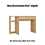 Mesa Escrivaninha Office Pixel - 4034A - Angelin - Moveis Castro - Imagem 3