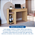 Mesa Escrivaninha Office Pixel - 4034A - Angelin - Moveis Castro - Imagem 4