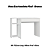 Mesa Escrivaninha Office Pixel - 4034A - Branco - Moveis Castro - Imagem 3