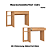 Mesa Escrivaninha Office Pixel - 4034A - Cedro - Moveis Castro - Imagem 2