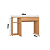 Mesa Escrivaninha Office Pixel - 4034A - Cedro - Moveis Castro - Imagem 9