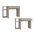 Mesa Escrivaninha Office Pixel - 4034A - Niquel - Moveis Castro - Imagem 5