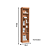 Modulo Nicho Decorativo - 3901A - Cedro - Linha Infinity - Moveis Castro - Imagem 2
