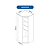 Módulo Canto Obliquo - Linha Elegance - 4209A - Angelin/Blanc - Móveis Castro - Imagem 7