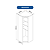 Módulo Canto Obliquo com Espelho - Linha Elegance - 4209A - Angelin - Móveis Castro - Imagem 7