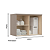 Módulo Aéreo 02 Portas Elegance - 4254A - Niquel/Blanc - Móveis Castro - Imagem 4