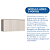 Módulo Aéreo 03 Portas Canelado Elegance - 4255A - Niquel/Blanc - Móveis Castro - Imagem 3