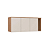 Módulo Aéreo 03 Portas Elegance - 4256A - Angelin/Blanc - Móveis Castro - Imagem 5