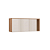 Módulo Aéreo 03 Portas Canelado Elegance - 4256A - Angelin/Blanc - Móveis Castro - Imagem 5