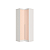 Módulo Canto Reto 02 Portas - Linha Infinity - 3908A - Branco/Blush - Móveis Castro - Imagem 2