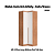 Módulo Canto Reto 02 Portas - Linha Infinity - 3908A - Cedro/Branco - Móveis Castro - Imagem 2