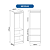Módulo 02 Portas Infinity - 3920A - Branco - Móveis Castro - Imagem 7