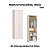 Módulo 02 Portas Infinity - 3920A - Branco - Móveis Castro - Imagem 1