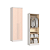 Módulo 02 Portas Infinity - 3920A - Branco/Blush - Móveis Castro - Imagem 4