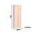 Módulo 02 Portas Infinity - 3920A - Branco/Blush - Móveis Castro - Imagem 8