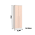 Módulo 02 Portas Infinity - 3920A2 - Branco/Blush - Móveis Castro - Imagem 8