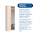 Módulo 02 Portas com Espelho Infinity - 3920A2 - Branco/Blush - Móveis Castro - Imagem 3