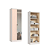 Módulo 02 Portas com Espelho Infinity - 3920A2 - Branco/Blush - Móveis Castro - Imagem 4