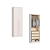 Módulo 02 Portas Infinity - 3920A3 - Branco - Móveis Castro - Imagem 1