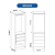Módulo 02 Portas Infinity - 3920A3 - Branco - Móveis Castro - Imagem 7