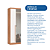 Módulo 02 Portas com Espelho Infinity - 3920A3 - Cedro/Branco - Móveis Castro - Imagem 3