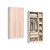 Módulo 03 Portas Infinity - 3930A - Branco/Blush - Móveis Castro - Imagem 4