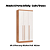 Módulo 03 Portas Infinity - 3930A - Cedro/Branco - Móveis Castro - Imagem 2