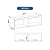 Módulo Aéreo 02 Portas Infinity - 3945A - Branco - Móveis Castro - Imagem 7