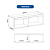 Módulo Aéreo 02 Portas Infinity - 3945A - Branco/Duna - Móveis Castro - Imagem 7
