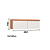 Módulo Aéreo 02 Portas Infinity - 3945A - Cedro/Branco - Móveis Castro - Imagem 8