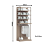 Conjunto Modulo Prateleiras e Cabideiro - 6310M - Duna - Linha Smart Tube - Móveis Castro - Imagem 2