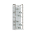 Conjunto Módulo Prateleiras - 6311M - Branco - Linha Smart Tube - Móveis Castro - Imagem 1