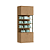 Conjunto Módulo 04 Portas e Prateleiras - 6312M - Angelin - Linha Smart Tube - Móveis Castro - Imagem 1