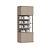 Conjunto Módulo 04 Portas e Prateleiras - 6312M - Duna - Linha Smart Tube - Móveis Castro - Imagem 1