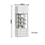 Conjunto Módulo Portas,Gavetas e Prateleiras - 6314M - Branco - Linha Smart Tube - Móveis Castro - Imagem 2