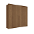 Roupeiro 06 Portas Coimbra - 165244 - Jatoba - Santos Andira - Imagem 3