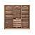 Roupeiro 06 Portas com Espelho Genova - 165212E - Wood/Terracota - Santos Andira - Imagem 5