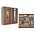 Roupeiro 06 Portas com Espelho Torino - 163112E - Wood/Terracota - Santos Andira - Imagem 2