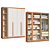 Módulo 04 Portas Infinity - 3940A - Cedro/Branco - Móveis Castro - Imagem 3