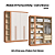 Módulo 04 Portas Infinity - 3940A - Cedro/Branco - Móveis Castro - Imagem 1