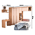 Dormitório Modulado 06 pçs - Linha Infinity - Moveis Castro - Imagem 17