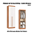 Dormitório Modulado 03 pçs - Linha Infinity - Moveis Castro - Imagem 7